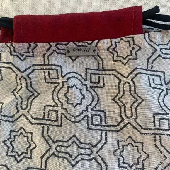 CHAN LUU beaded wrap bracelet leather with gold/silver tone nuggets NEW RARE - Picture 8 of 15